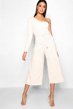 Load image into Gallery viewer, One Sleeve Bustier Style Jumpsuit
