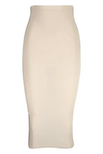 Load image into Gallery viewer, Basic High Waist Slinky Fitted Midaxi Skirt
