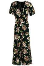 Load image into Gallery viewer, Floral Front Culotte Jumpsuit
