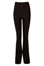 Load image into Gallery viewer, High Waist Pinstripe Skinny Flares
