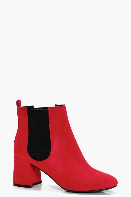 Pull On Elastic Insert Chelsea Boots