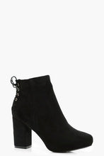Load image into Gallery viewer, Lace Up Back Heel Shoe Boots
