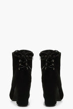Load image into Gallery viewer, Lace Up Back Heel Shoe Boots
