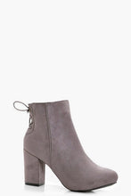 Load image into Gallery viewer, Lace Up Back Heel Shoe Boots
