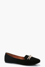 Load image into Gallery viewer, Chain Detail Slipper Ballets
