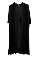 Load image into Gallery viewer, Tassel Hem Cape Cardigan
