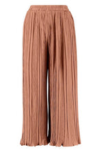 Load image into Gallery viewer, High Waist Pleated Wide Leg Culottes
