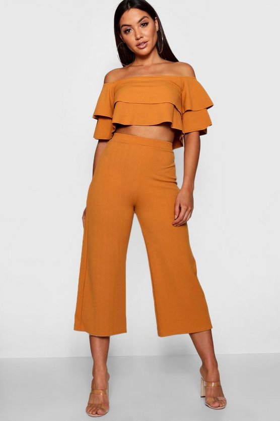 Double Bandeau Top & Culotte Co-Ord Set