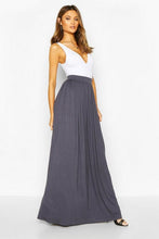 Load image into Gallery viewer, Basic Floor Sweeping Jersey Maxi Skirt
