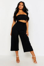 Load image into Gallery viewer, Tie Waist Culotte Co-Ord Set
