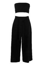 Load image into Gallery viewer, Tie Waist Culotte Co-Ord Set
