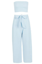 Load image into Gallery viewer, Tie Waist Culotte Co-Ord Set
