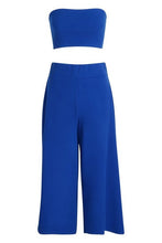 Load image into Gallery viewer, Tie Waist Culotte Co-Ord Set
