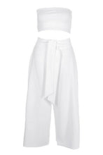 Load image into Gallery viewer, Tie Waist Culotte Co-Ord Set
