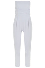 Load image into Gallery viewer, Bandeau Tailored Woven Slim Fit Jumpsuit
