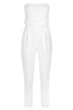 Load image into Gallery viewer, Bandeau Tailored Woven Slim Fit Jumpsuit
