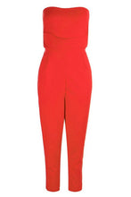 Load image into Gallery viewer, Bandeau Tailored Woven Slim Fit Jumpsuit
