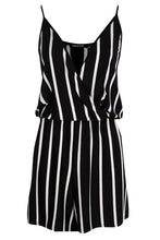 Load image into Gallery viewer, Wrap Over Cami Striped Playsuit
