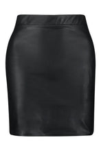 Load image into Gallery viewer, Matte Leather Look Stretch Mini Skirt
