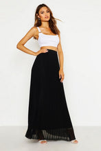 Load image into Gallery viewer, Chiffon Pleated Maxi Skirt
