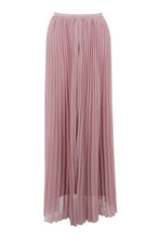 Load image into Gallery viewer, Chiffon Pleated Maxi Skirt
