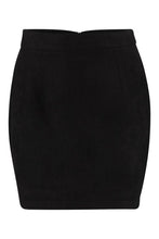 Load image into Gallery viewer, Woven Soft Suedette A Line Mini Skirt
