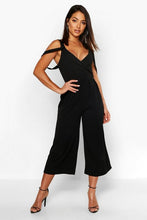 Load image into Gallery viewer, Drape Shoulder Jumpsuit
