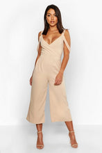 Load image into Gallery viewer, Drape Shoulder Jumpsuit
