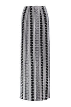 Load image into Gallery viewer, Monochrome Thigh High Split Maxi Skirt
