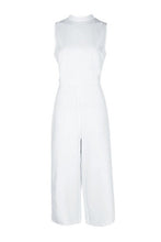 Load image into Gallery viewer, High Neck Woven Culotte Jumpsuit
