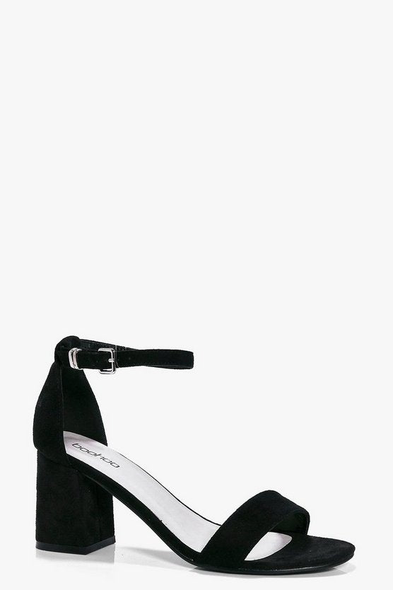 Low Block Heel Two Parts