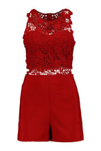Load image into Gallery viewer, Crochet Romper
