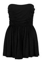 Load image into Gallery viewer, Basic Ruched Bandeau Romper
