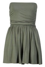 Load image into Gallery viewer, Basic Ruched Bandeau Romper
