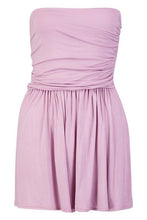 Load image into Gallery viewer, Basic Ruched Bandeau Romper
