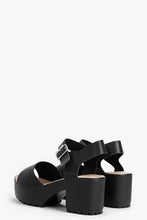 Load image into Gallery viewer, Peeptoe Two Part Cleated Sandals
