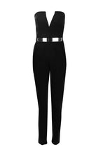 Load image into Gallery viewer, Bandeau Belted Jumpsuit
