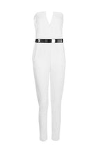 Load image into Gallery viewer, Bandeau Belted Jumpsuit
