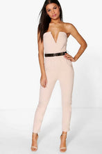 Load image into Gallery viewer, Bandeau Belted Jumpsuit
