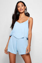Load image into Gallery viewer, Strappy Cami Overlay Playsuit
