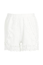 Load image into Gallery viewer, Crochet Trim Runner Shorts
