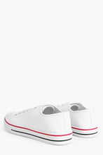 Load image into Gallery viewer, Lace Up Canvas Flat Sneakers
