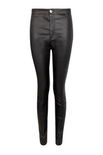 Load image into Gallery viewer, High Waist Matte Leather Look Skinny Pants
