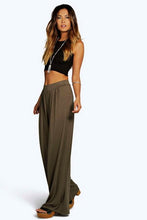 Load image into Gallery viewer, Basic Pin Tuck Soft Tailored Wide Leg Pants

