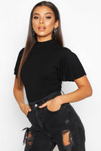Load image into Gallery viewer, Angel Sleeve High Neck Top
