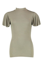 Load image into Gallery viewer, Angel Sleeve High Neck Top

