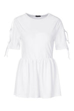 Load image into Gallery viewer, Tie Sleeve Detail Smock Top
