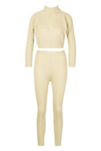 Load image into Gallery viewer, Turtle Neck Rib Knit Set

