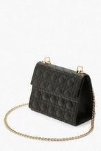 Load image into Gallery viewer, Geo Quilted Cross Body Bag &amp; Chain
