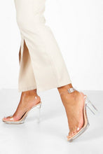 Load image into Gallery viewer, Clear Platform Two Part Heels
